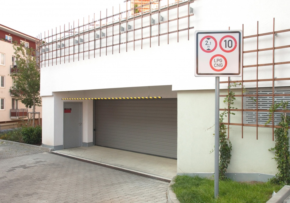 Garage entrance